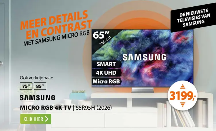 Aanbieding: Micro rgb 4k tv