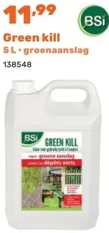 Promotie: BSi Green kill groenaanslag
