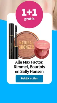 Aanbieding: Max Factor, Rimmel, Bourjois en Sally Hansen