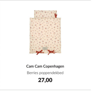 Aanbieding: Cam Cam Copenhagen Berries Poppendekbed