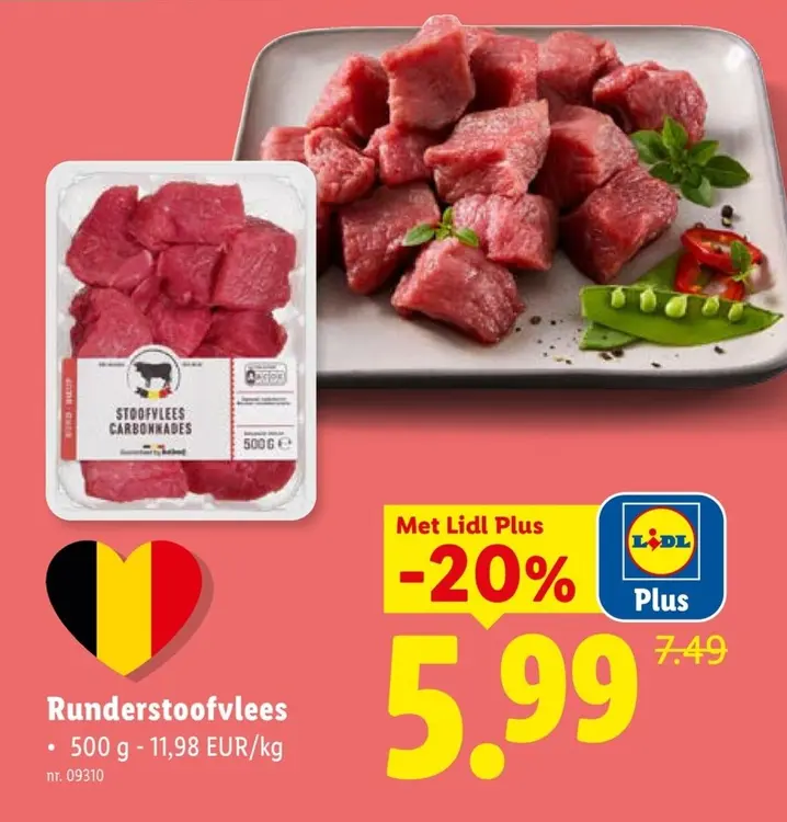 Promotie: Runderstoofvlees
