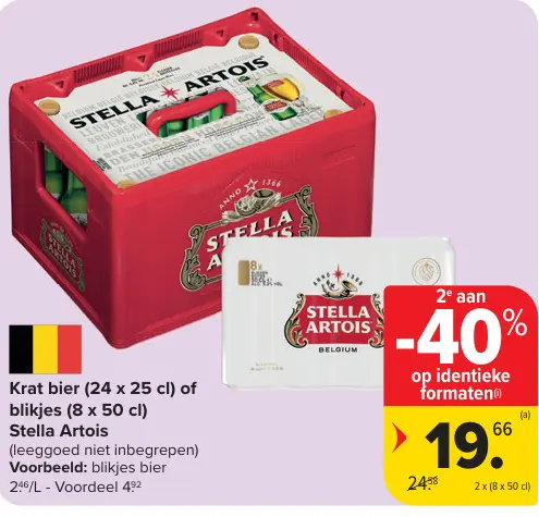 Promotie: Krat bier of blikjes