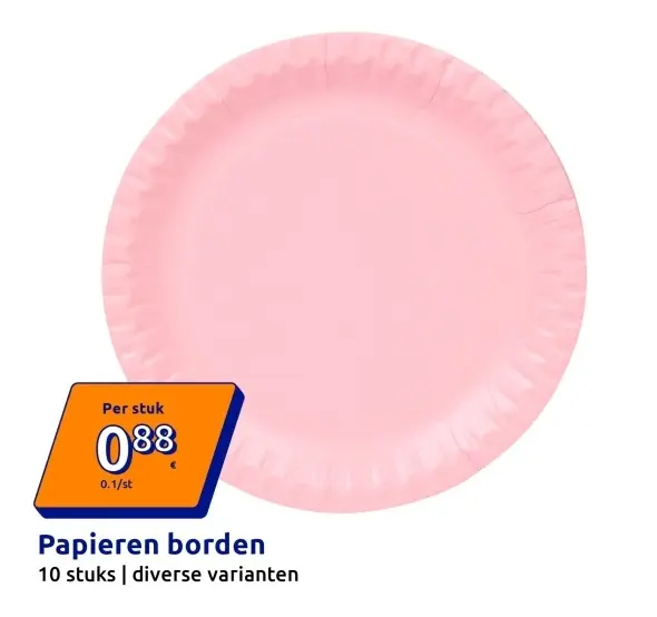 Aanbieding: Papieren borden