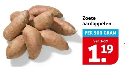 Aanbieding: Zoete aardappelen