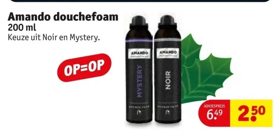Aanbieding: douchefoam