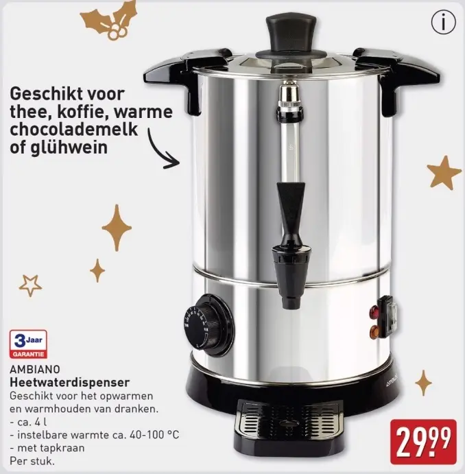 Aanbieding: Heetwaterdispenser