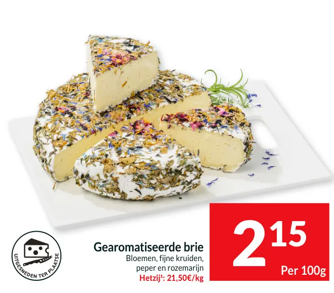 Promotie: Gearomatiseerde brie