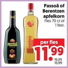 Aanbieding: Passoã of Berentzen apfelkorn