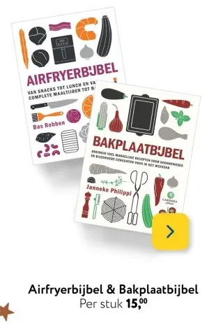 Aanbieding: Airfryerbijbel & Bakplaatbijbel