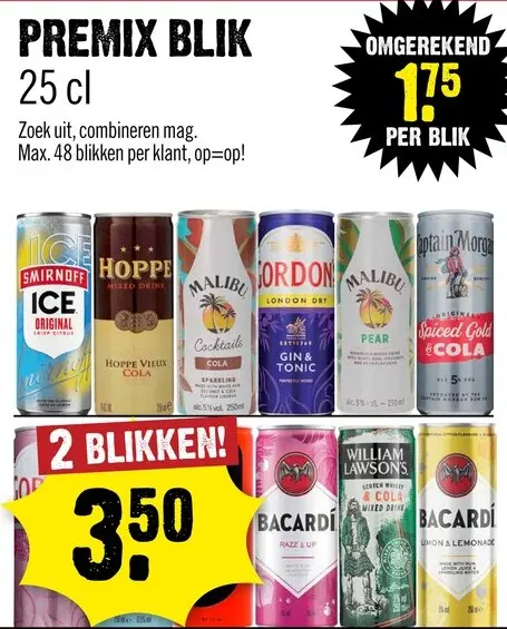 Aanbieding: Premix blik