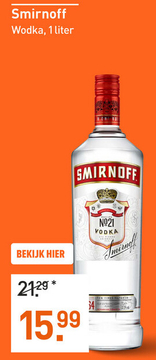 Aanbieding: Smirnoff 100CL Mixen