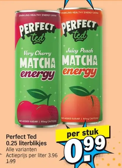 Promotie: Perfect Ted 0.25 literblikjes