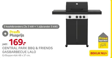 Aanbieding: Central park bbq & friends gasbarbecue lalo