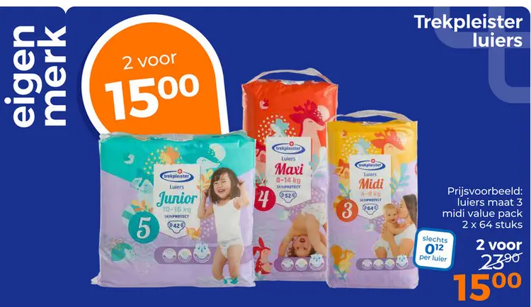Aanbieding: Trekpleister luiers
