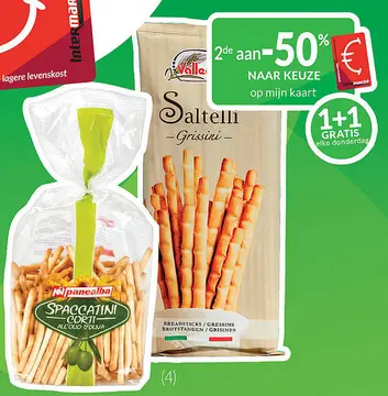 Aanbieding: Valledoro Grissini Saltelli of Panealba Mini grissini