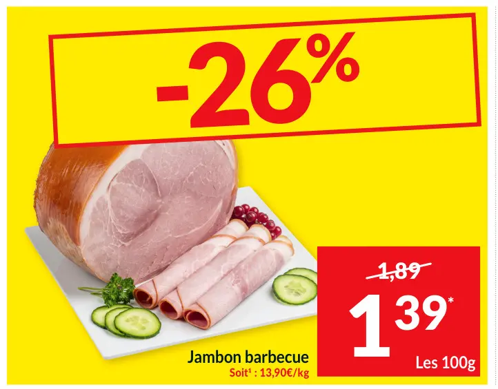 Offre: Jambon barbecue