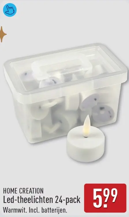 Aanbieding: Led-theelichten