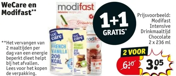 Aanbieding: WeCare en Modifast