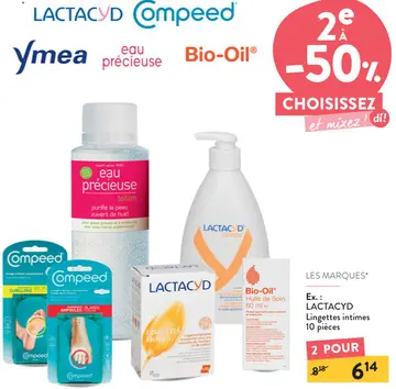 Offre: LACTACYD Lingettes intimes