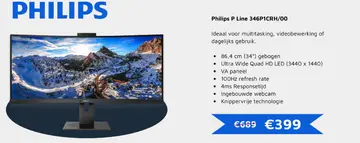 Aanbieding: Philips P Line 346P1CRH/00