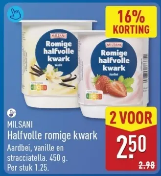 Aanbieding: Halfvolle romige kwark