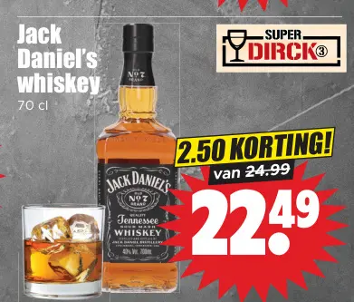 Aanbieding: Jack Daniel's whiskey