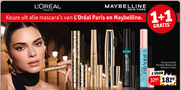 Aanbieding: L'Oréal Paris mascara's