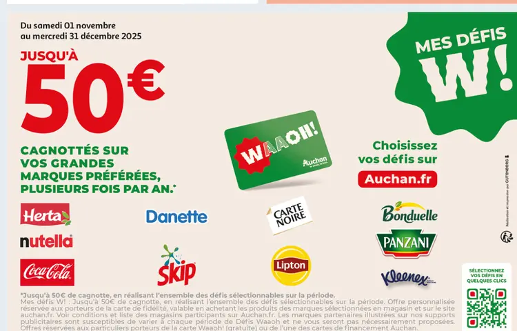 Offre: Cagnotte sur vos grandes marques préférées