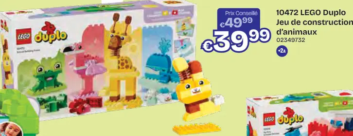 Offre: Jeu de construction d'animaux