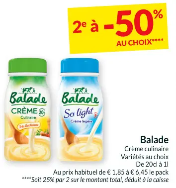 Offre: Crème culinaire