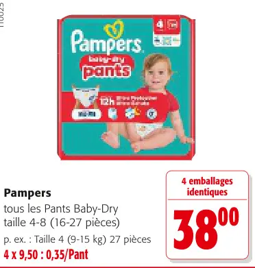 Offre: Pants Baby-Dry