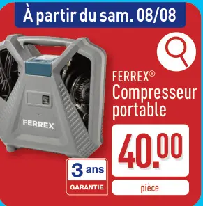 Offre: Compresseur portable