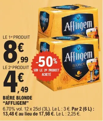 Promotie: Bière blonde