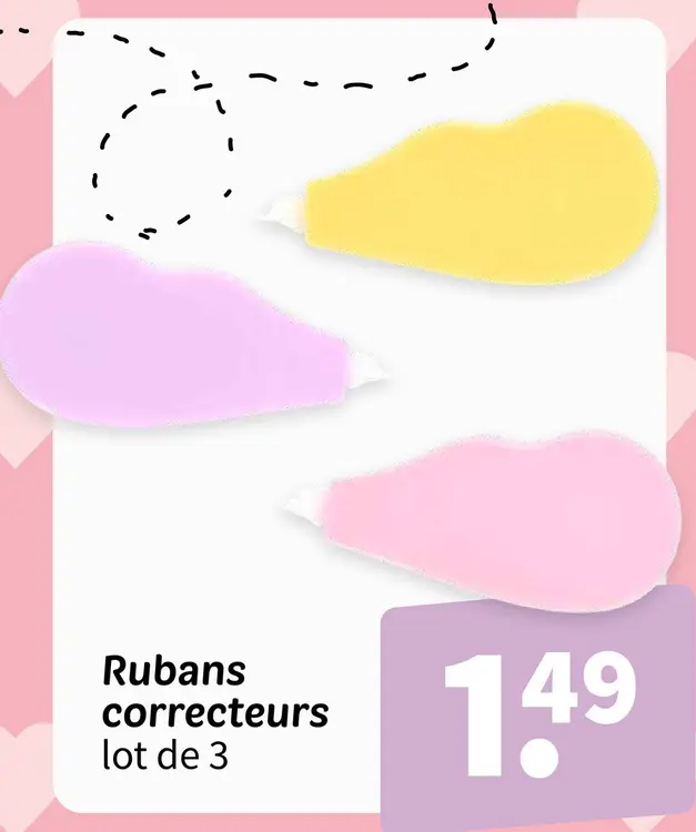 Offre: Rubans correcteurs