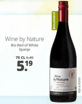 Aanbieding: Wine by Nature Organic Tempranillo Red Vineya