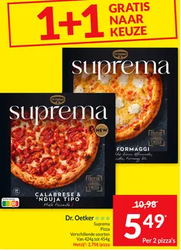 Aanbieding: Suprema Pizza