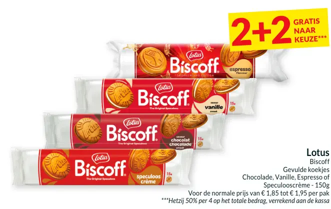 Promotie: Biscoff Gevulde koekjes
