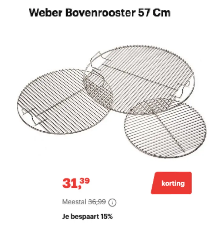 Promotie: Grillroosters