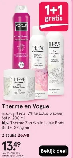 Aanbieding: Therme en Vogue