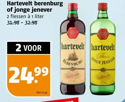 Aanbieding: Berenburg of jonge jenever