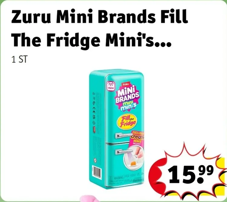 Promotie: Mini Brands Fill The Fridge Mini's