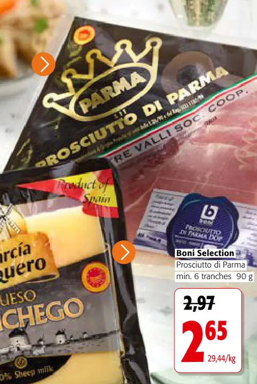 Offre: Prosciutto di Parma
