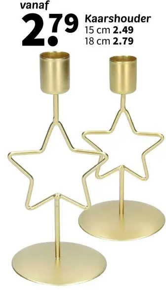 Aanbieding: Kaarshouder