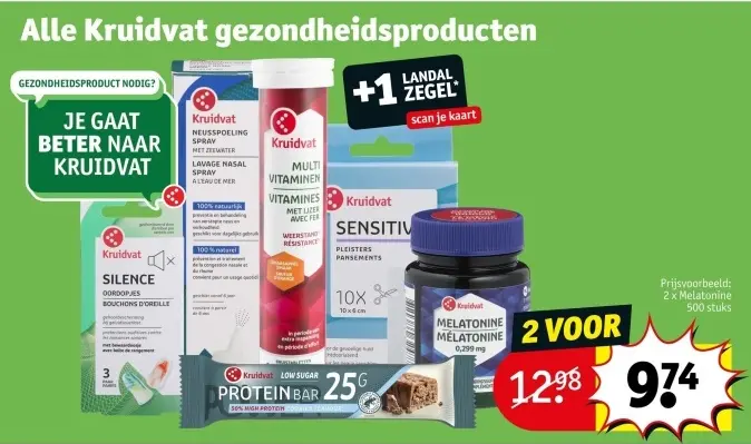 Promotie: Alle Kruidvat gezondheidsproducten