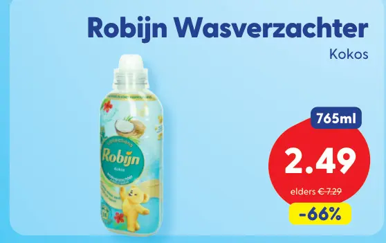 Aanbieding: Wasverzachter Kokos
