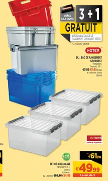Offre: Bac de rangement crownest