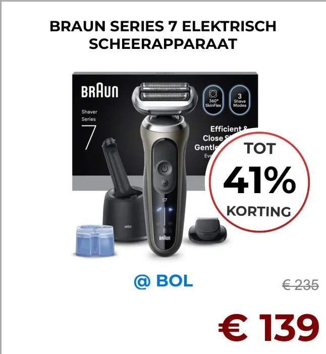 Aanbieding: Series 7 elektrisch scheerapparaat