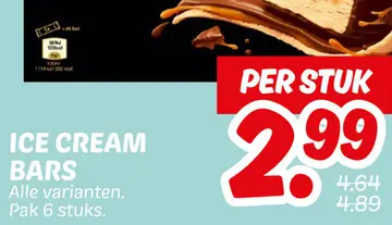 Aanbieding: Ice cream bars