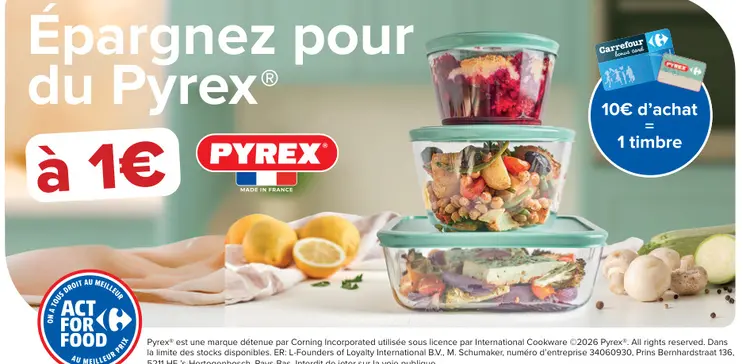 Offre: Pyrex