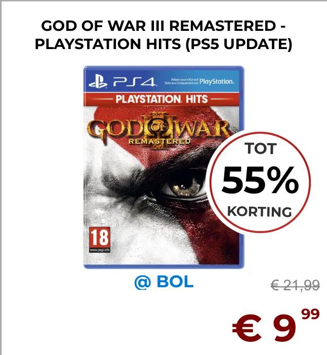 Aanbieding: God of war iii remastered - PlayStation hits 